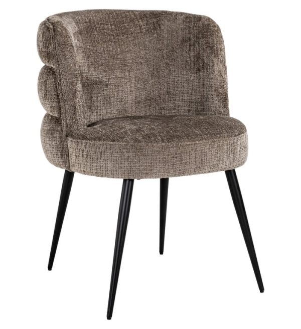 Richmond Interiors eetkamerstoel Stella grijs