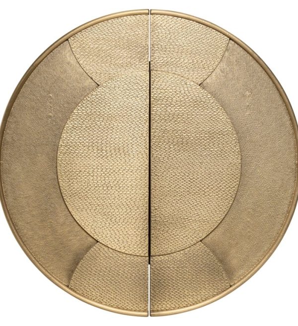 Richmond Interiors wandkast Bowie 90x32,5x90 cm hout