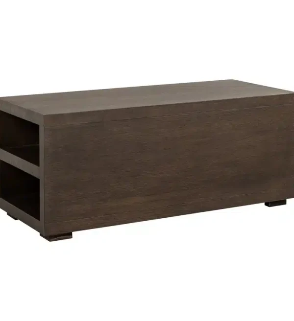 Richmond Interiors salontafel/bankelement Oakura bruin 104x45x43 cm eiken