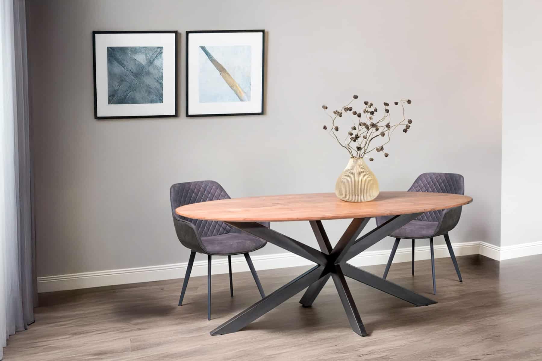 Livingfurn eettafel Oslo Oval Acasia 240 cm