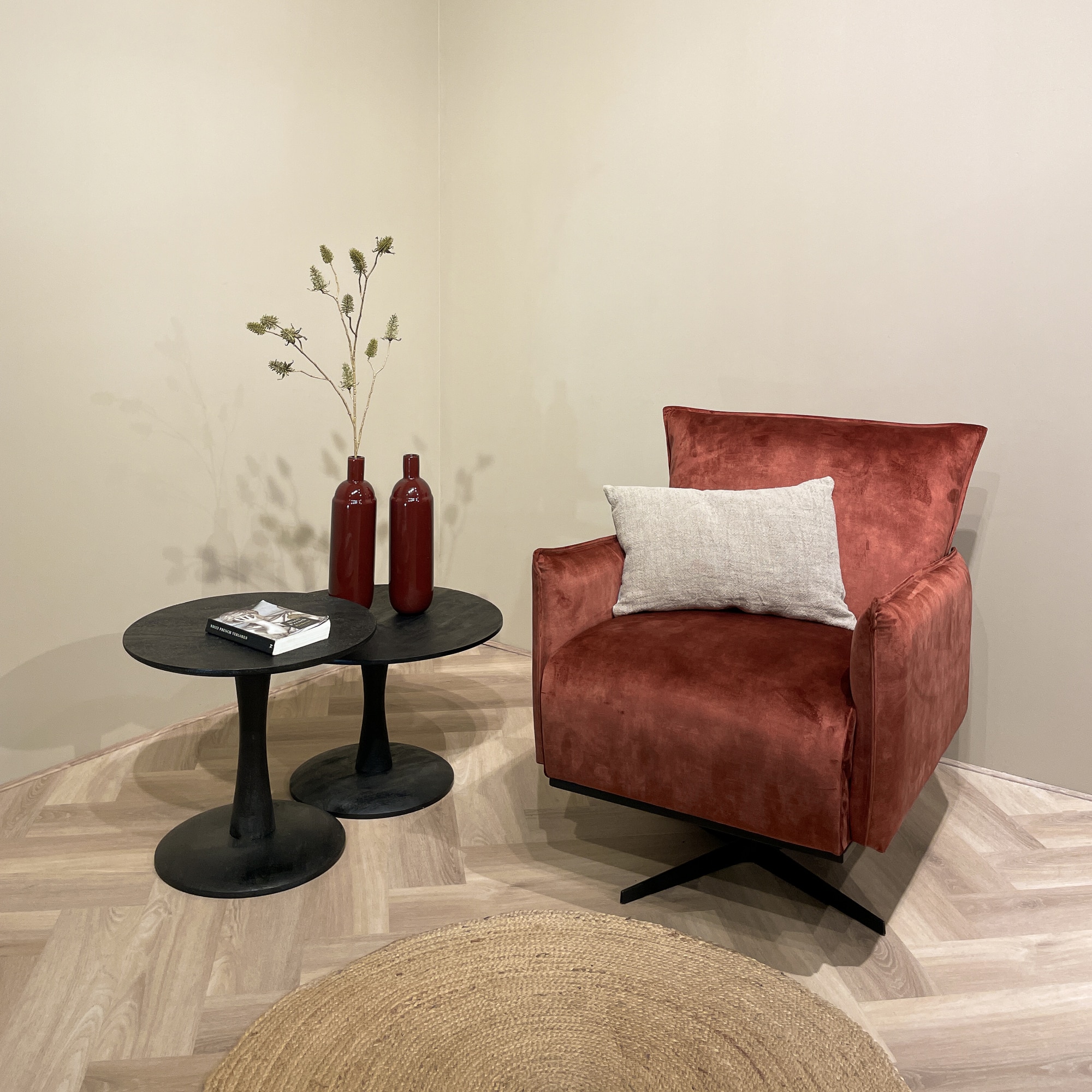 Livingfurn salontafel Brix Vivian Black 50cm