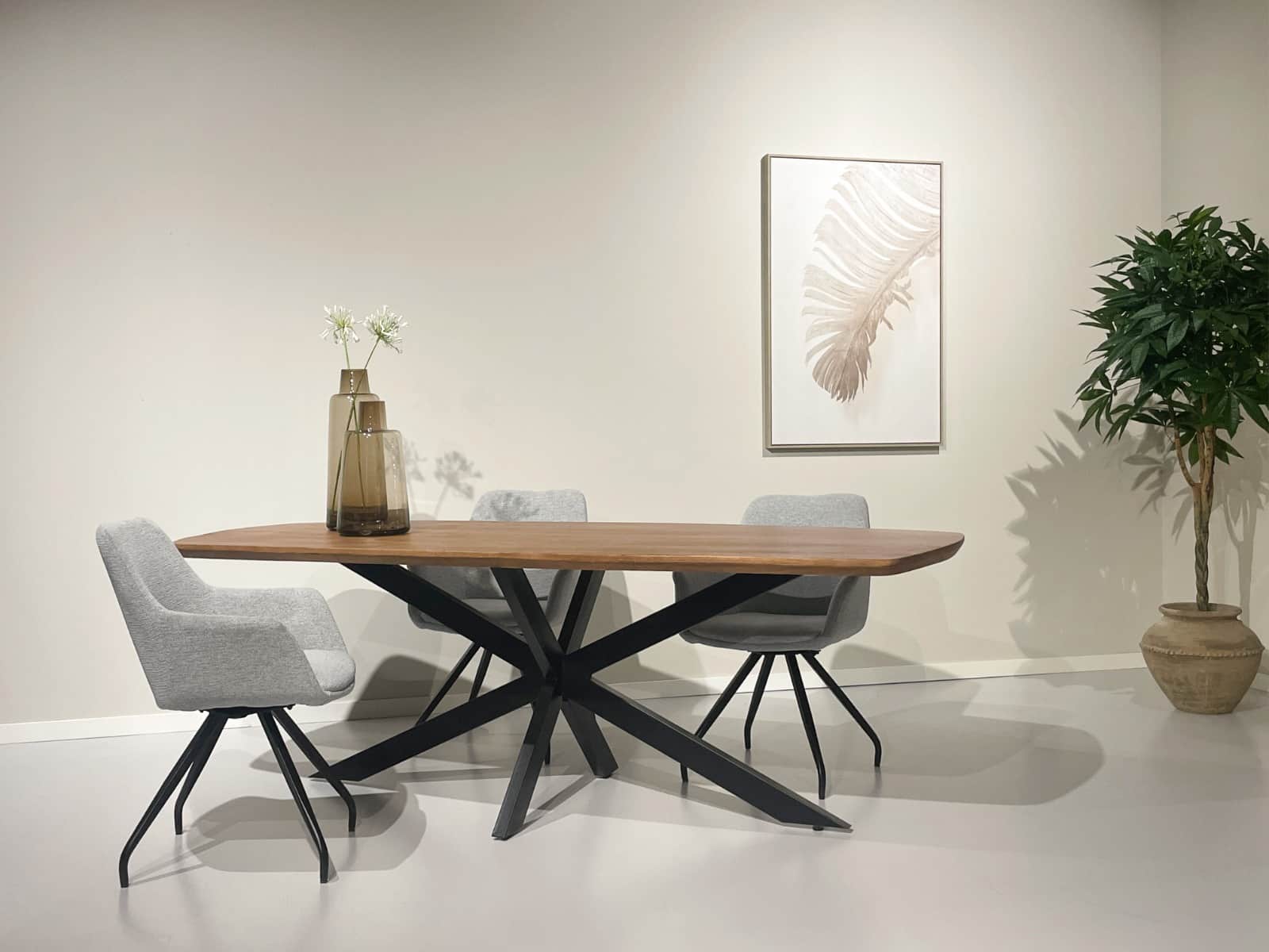 Livingfurn eettafel Jesper Danish Oval 180cm