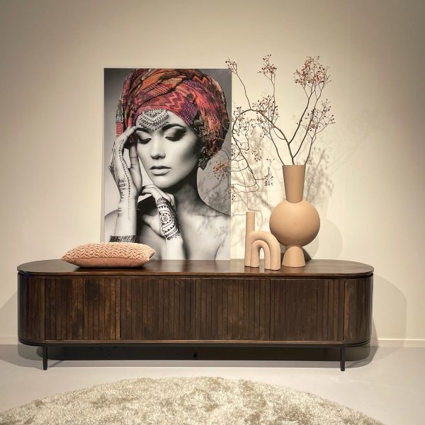Livingfurn tv meubel Noor Walnut 210cm