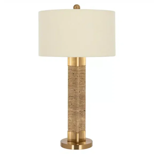 Richmond Interiors tafellamp 42,5x42,5x79 cm Aaliyah marmer