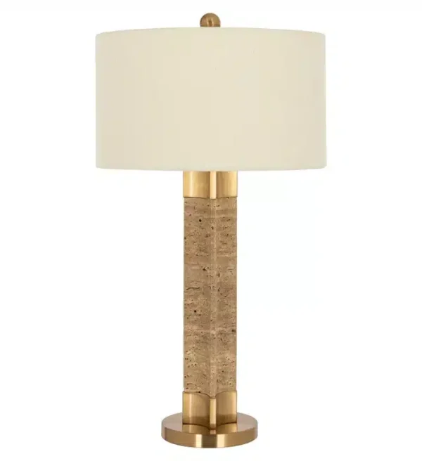 Richmond Interiors tafellamp 42,5x42,5x79 cm Aaliyah marmer