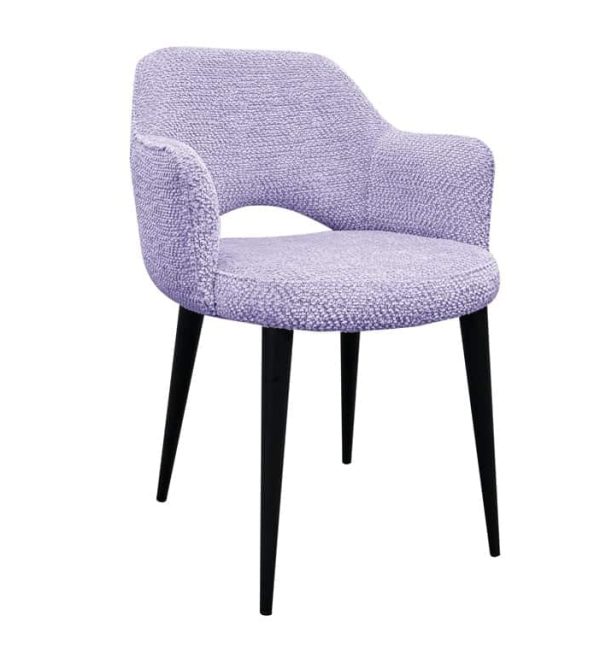 Richmond Interiors eetkamerstoel Giovanna met arm paars