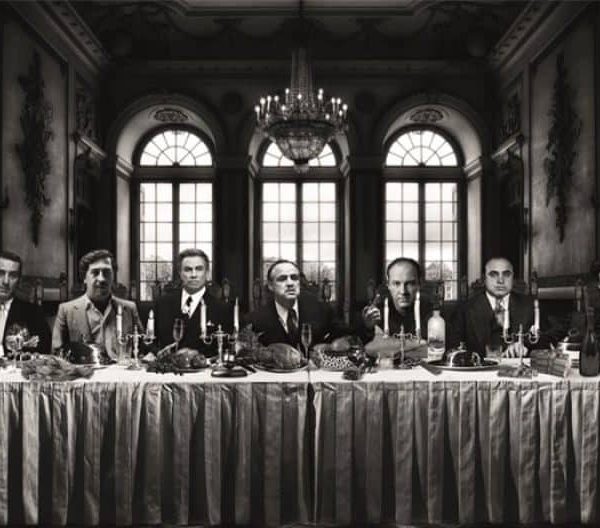 Schilderij Gangsters last supper