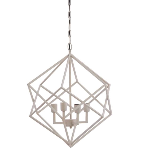 Light & Living hanglamp 4L Ø61x68 cm Drizella creme
