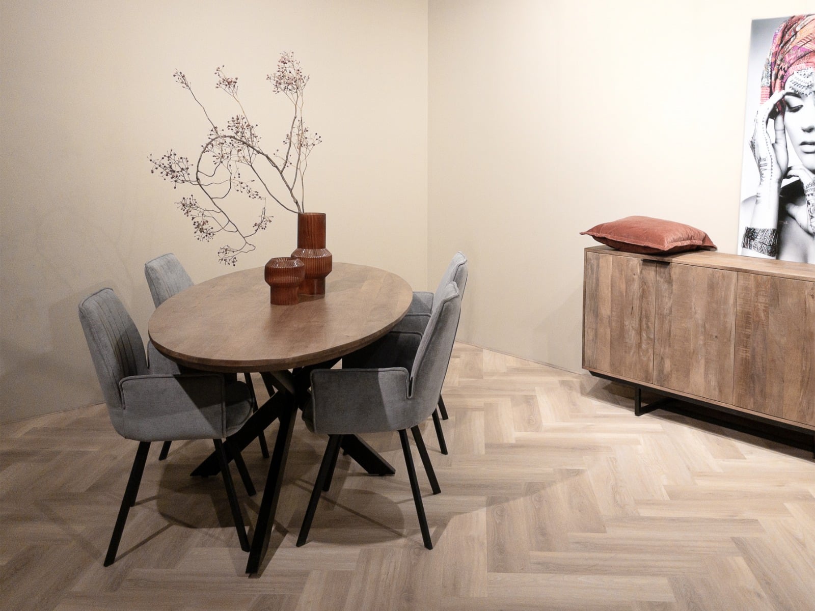 Livingfurn eettafel Jesper Oval 210 cm