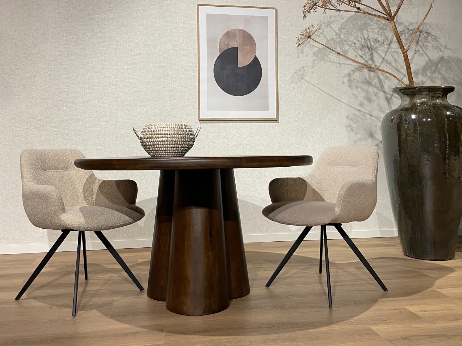 Livingfurn eettafel Brix Clubs 130 cm rond