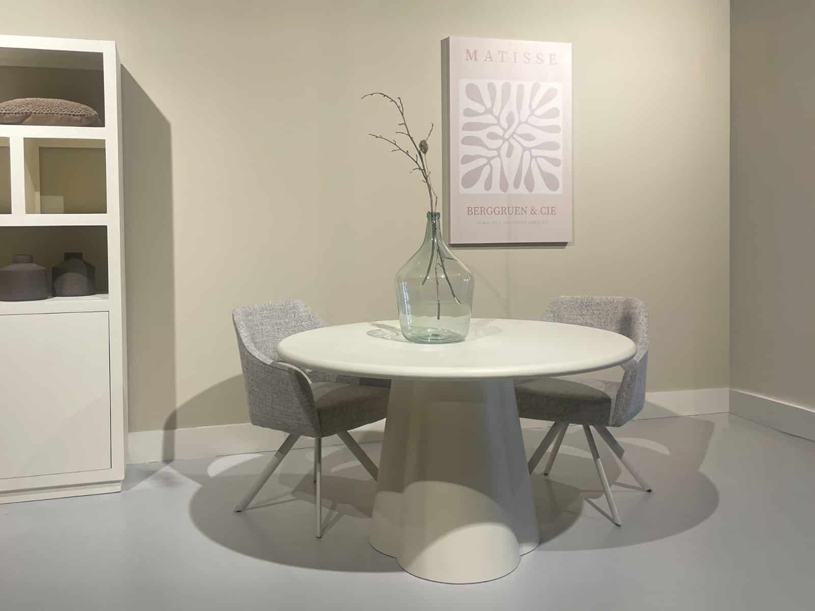 Livingfurn eettafel Brix Clubs Sandy 130 cm rond