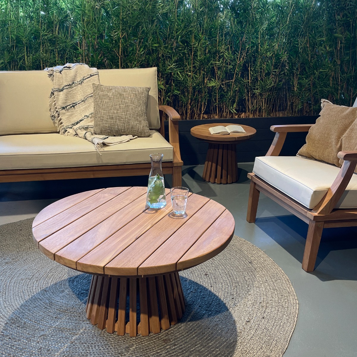 Livingfurn outdoor salontafel Cindo 80cm