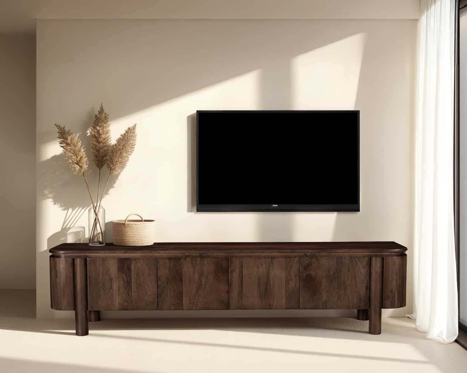 Livingfurn tv meubel Salano Brown 210 cm