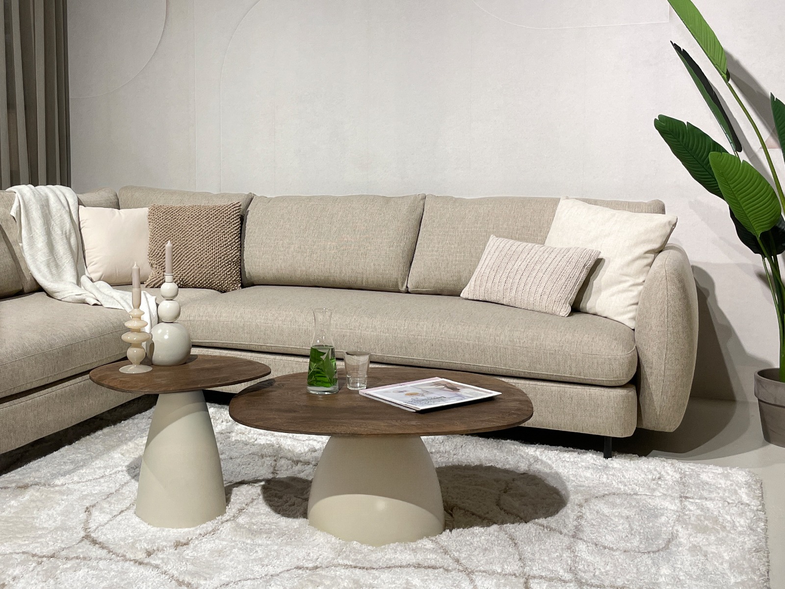 Livingfurn salontafel Brix Marron 50 cm