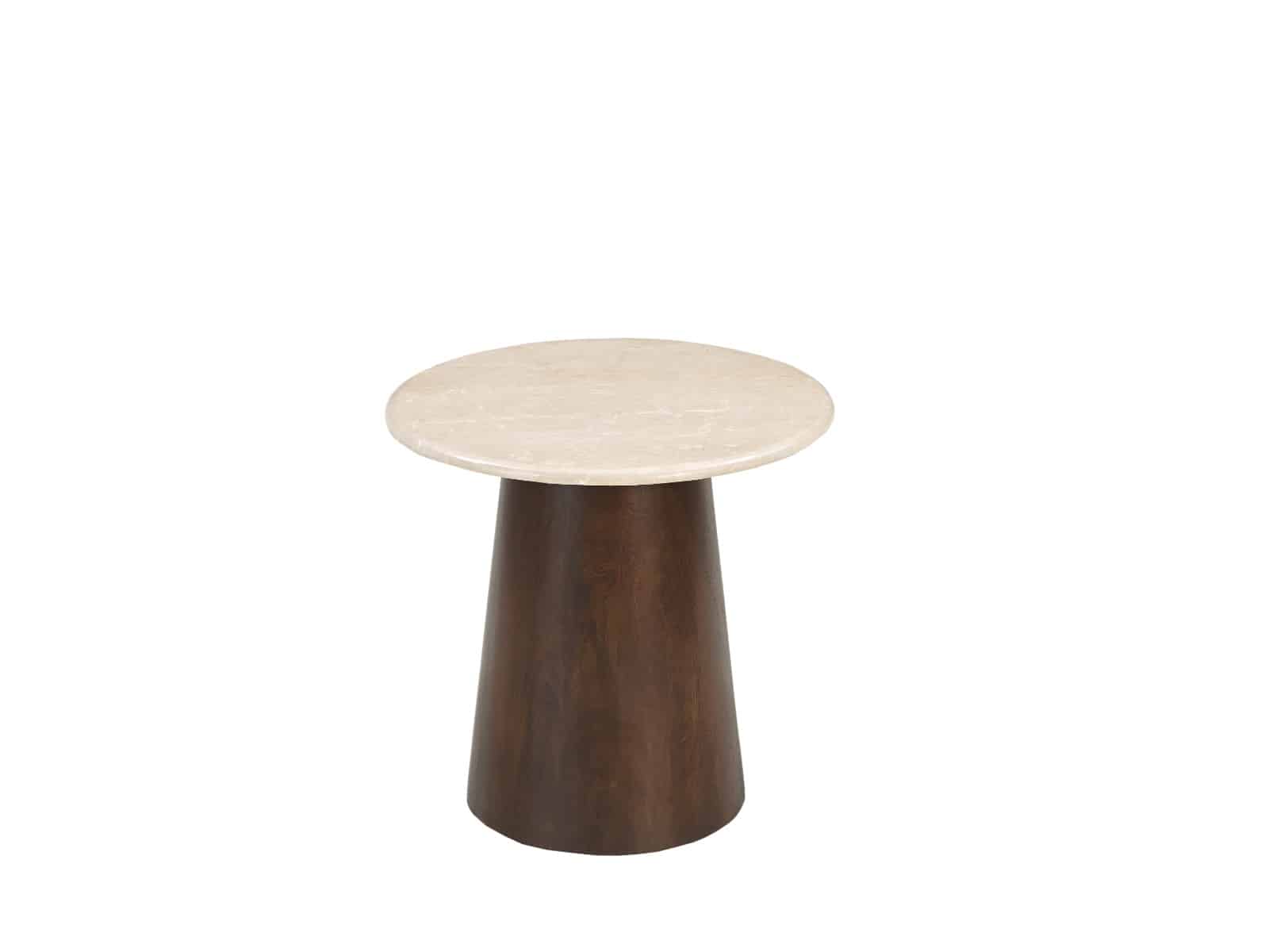 Livingfurn salontafel Brix Bottecino rond 45cm