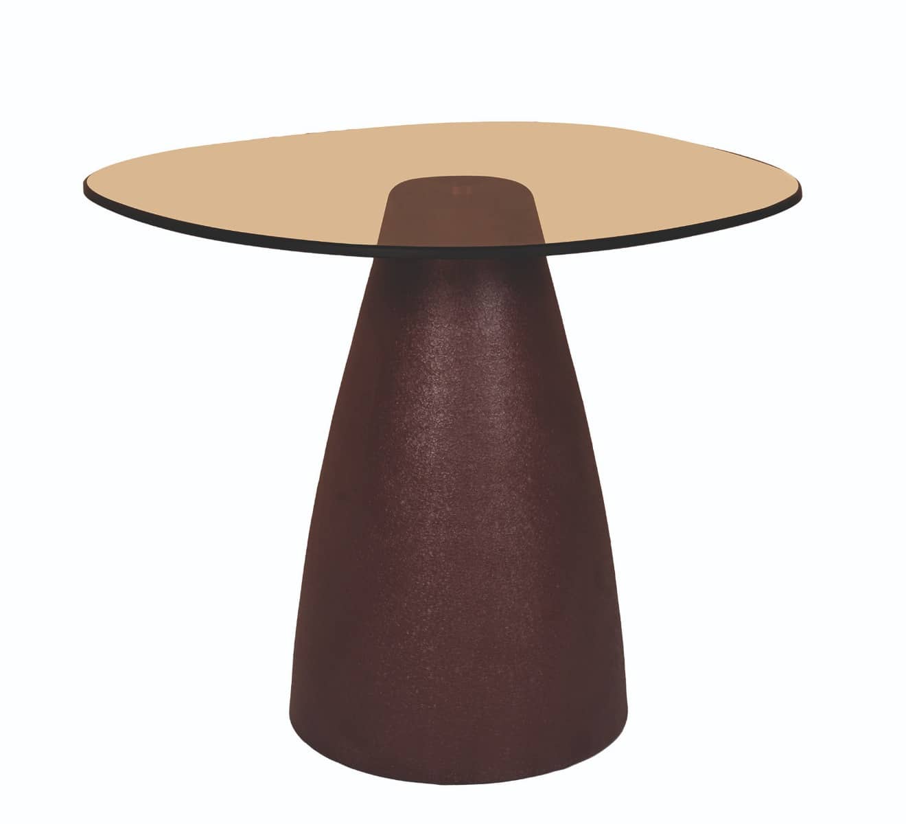Livingfurn bijzettafel Brix Mylon Burgundy 50cm