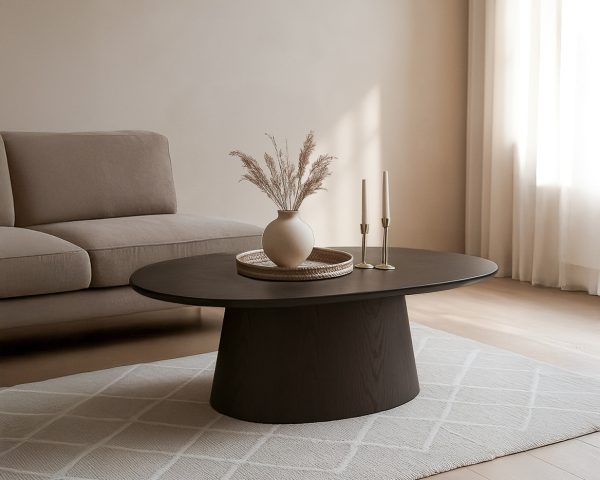 Livingfurn salontafel Novero Espresso Oval 120cm