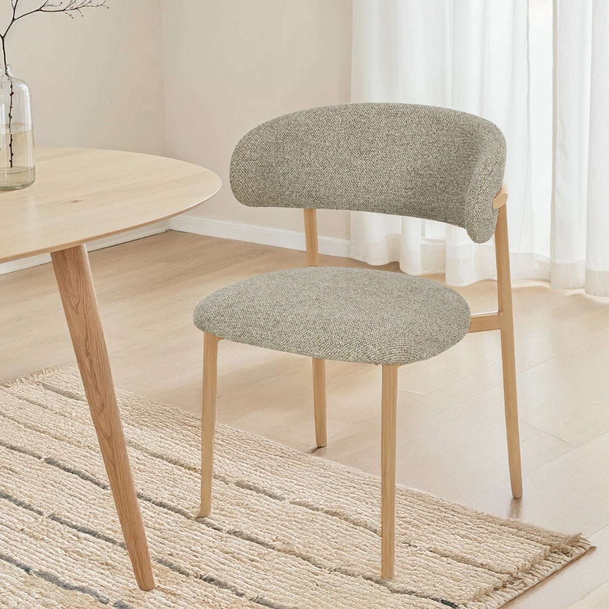 Livingfurn eetkamerstoel Micah Hush Oak