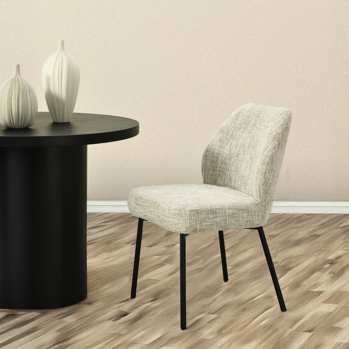 Livingfurn eetkamerstoel Tess Cream