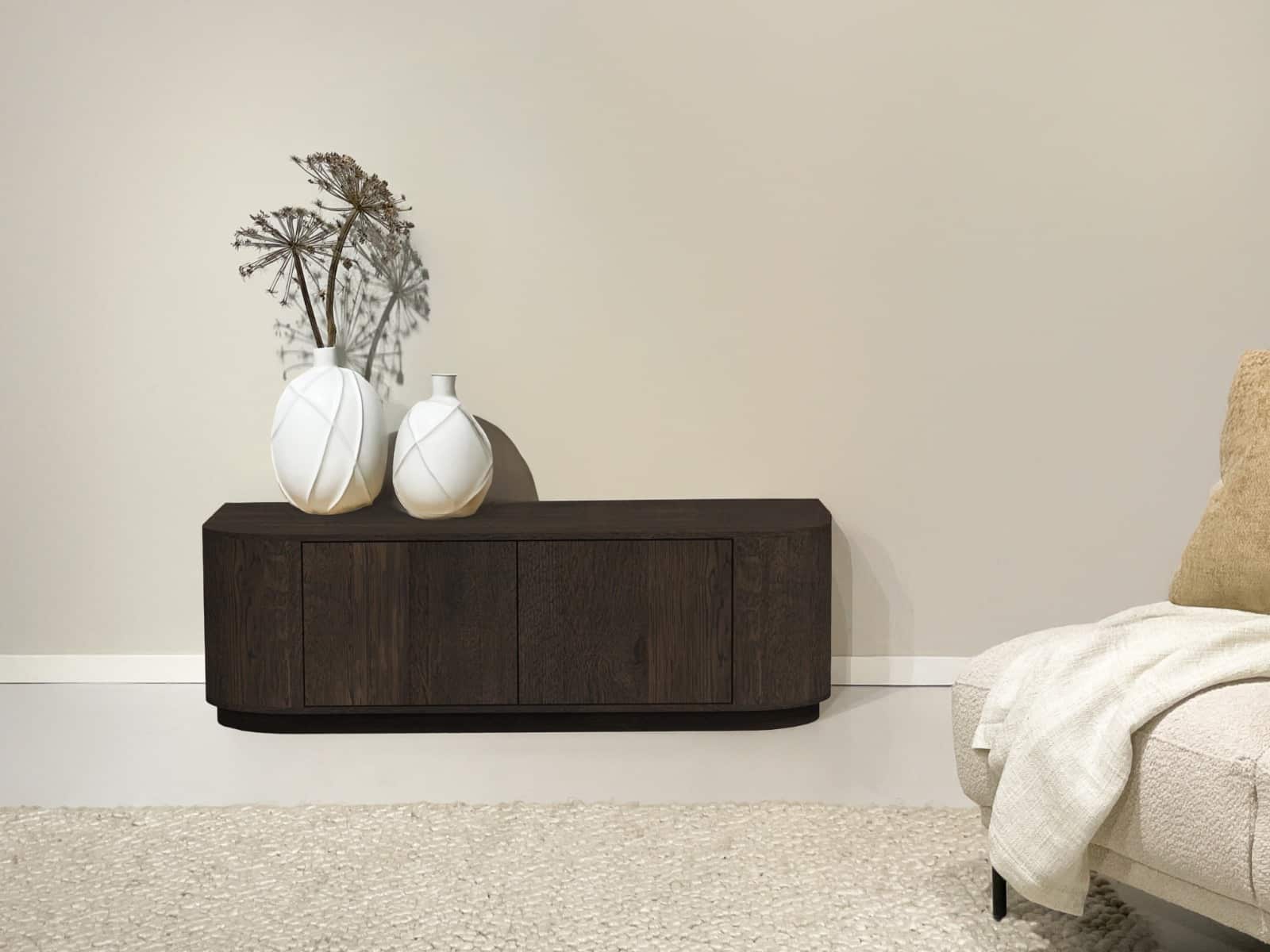 Livingfurn tv meubel Novero Espresso 140cm