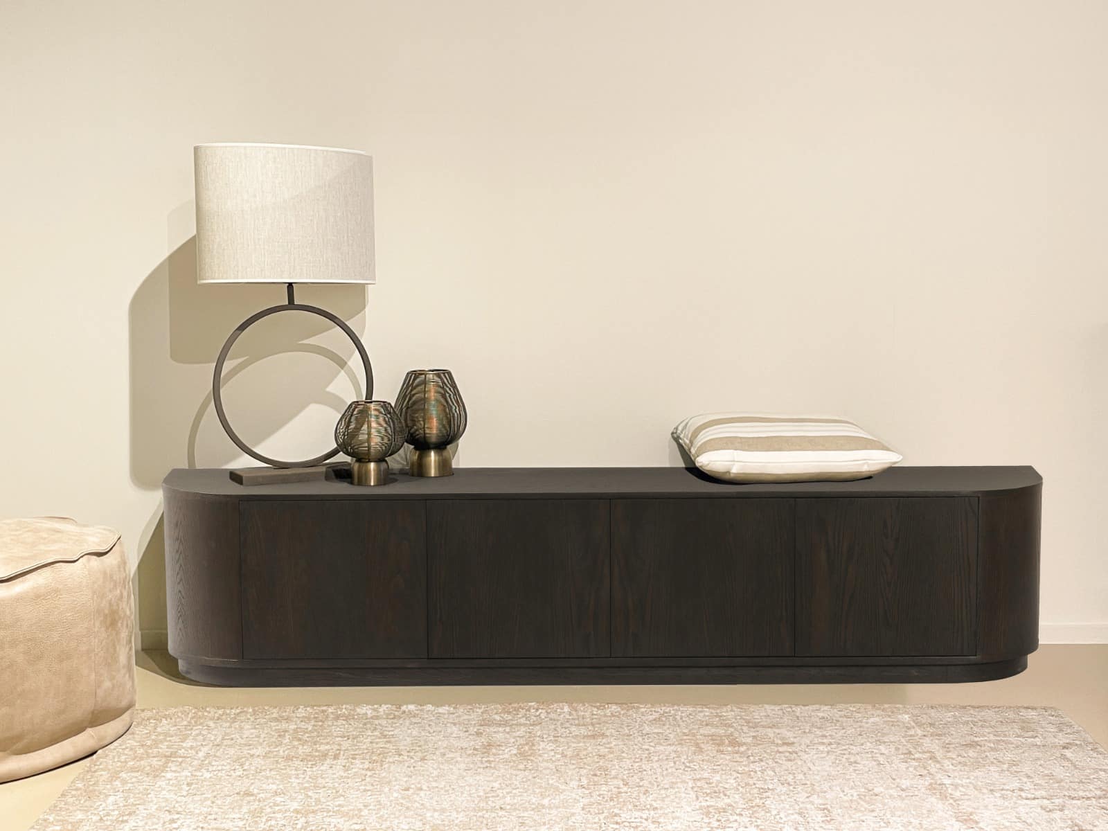 Livingfurn tv meubel Novero Espresso 220cm