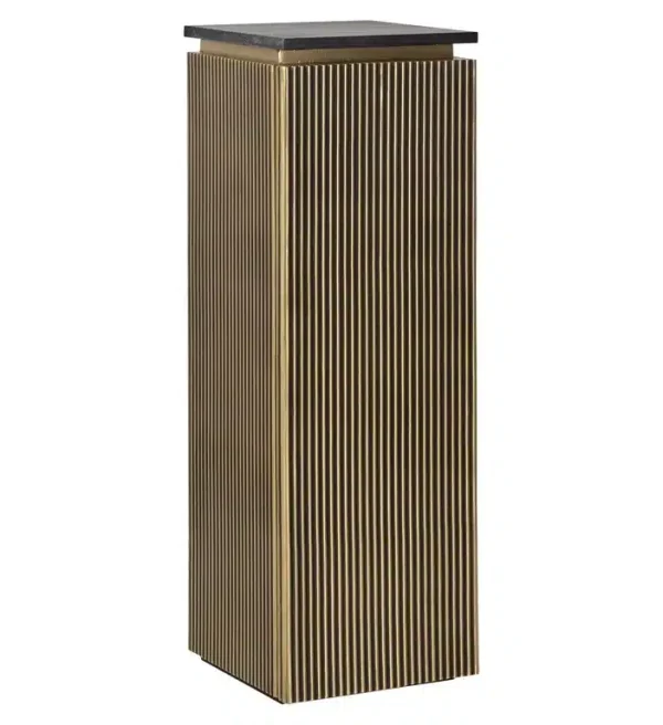 Richmond Interiors pilaar/ kolom Ironville 35x35x110 cm marmer