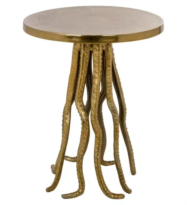 Richmond Interiors bijzettafel Macey 41x41x51 cm aluminium