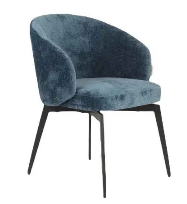 Richmond Interiors eetkamerstoel Amphara blauw