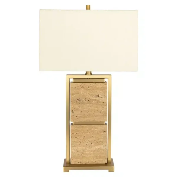 Richmond Interiors tafellamp 40x24x72 cm Meyra marmer