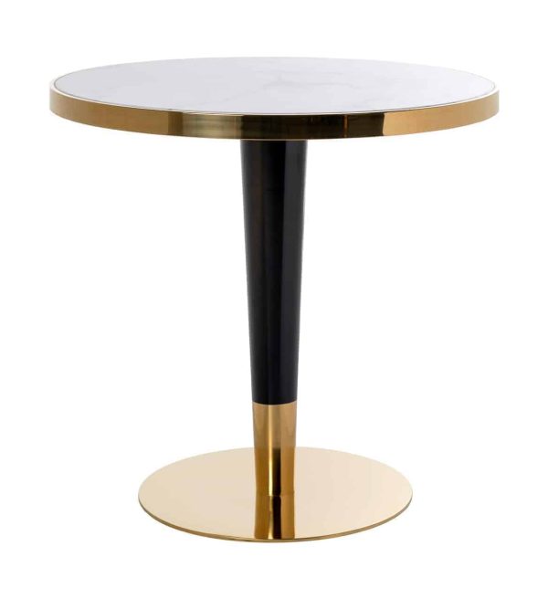 Richmond Interiors eettafel rond Osteria 80x80x75 cm marmer