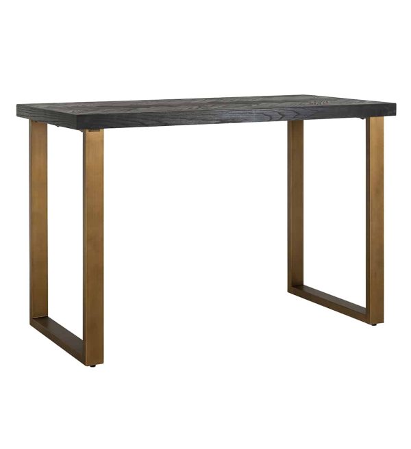 Richmond Interiors bartafel Blackbone Brass 160 cm eiken