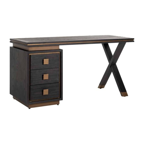 Richmond Interiors bureau Hunter 150x60x76 cm eiken