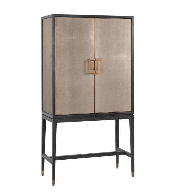 Richmond Interiors barkast Bloomville 97x45x182 cm eiken