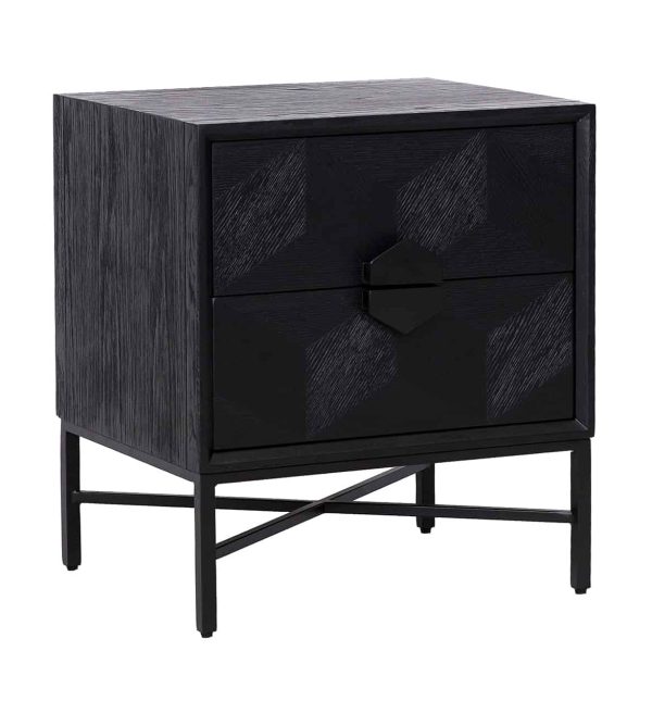 Richmond Interiors ladekast Blax 55x46,5x62,5 cm eiken