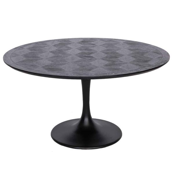 Richmond Interiors eettafel Blax 140 cm rond rond eiken