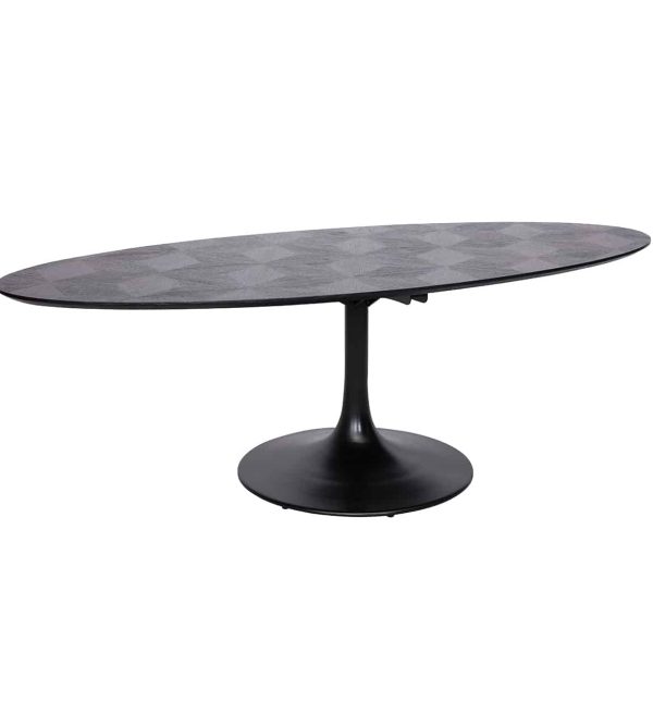 Richmond Interiors eettafel Blax 250 cm ovaal eiken