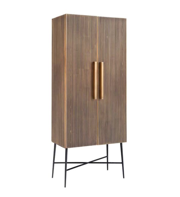 Richmond Interiors wandkast Ironville 75x40x182 cm