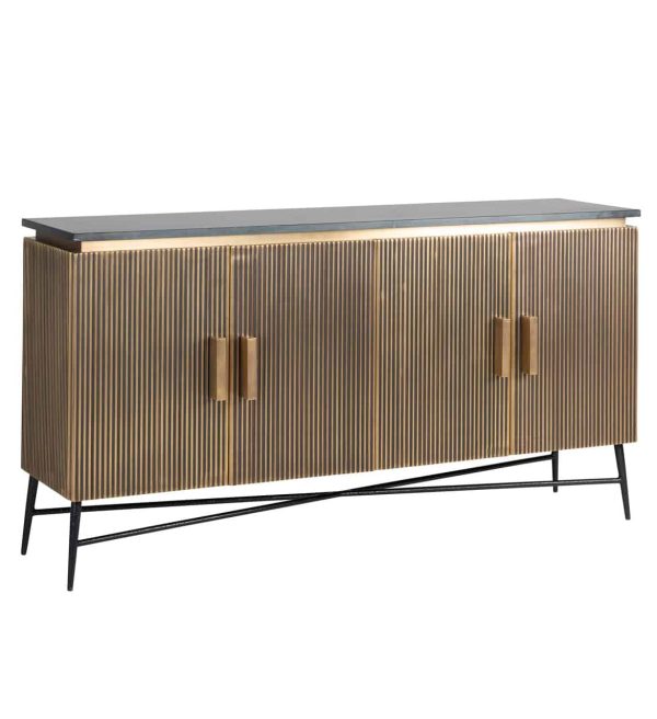 Richmond Interiors dressoir Ironville 160x40x86 cm marmer