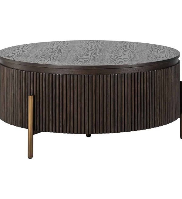 Richmond Interiors salontafel Luxor 95x95x42 cm eiken