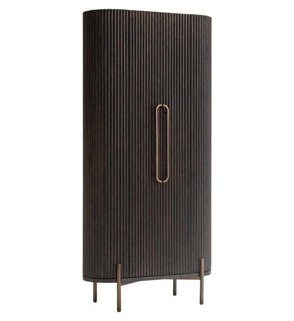 Richmond Interiors Wandkast Luxor 90x42x190 cm eiken