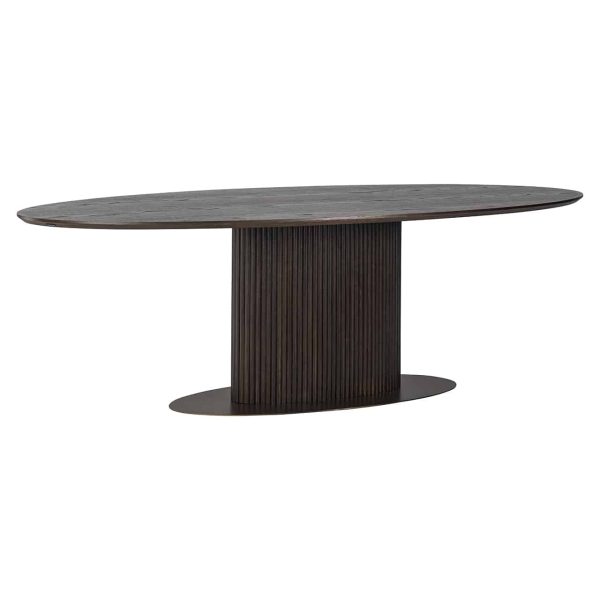 Richmond Interiors eettafel Luxor 235 cm ovaal eiken