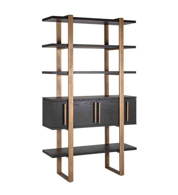 Richmond Interiors wandkast Cambon 116x42x200 cm eiken