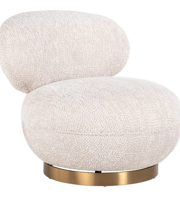 Richmond Interiors draaifauteuil Jace creme