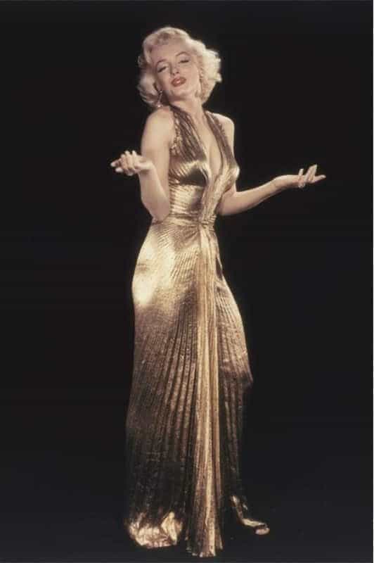 Schilderij Marilyn Monroe glans aluminium