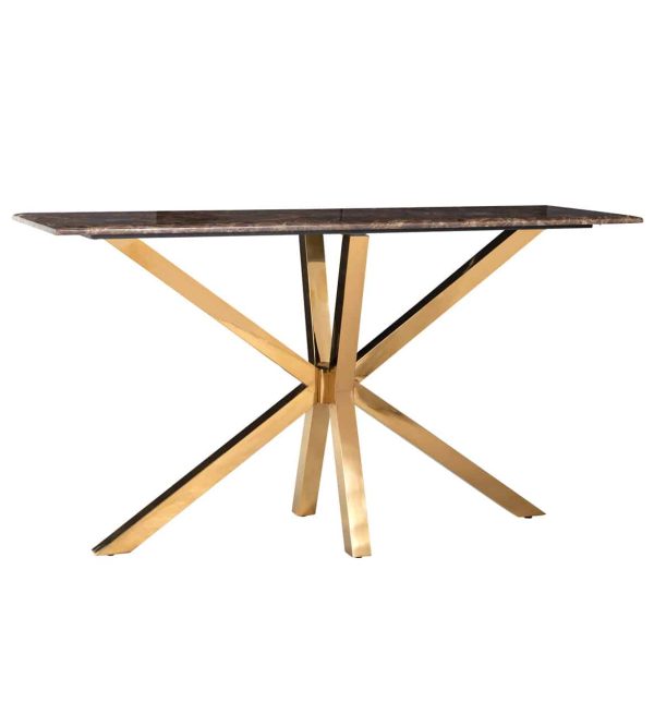 Richmond Interiors wandtafel Conrad 150x45x81 cm marmer