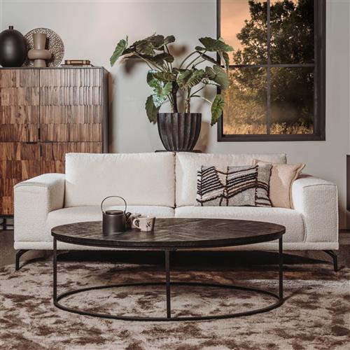 Tower Living salontafel Viola black 135x75x40 cm mangohout