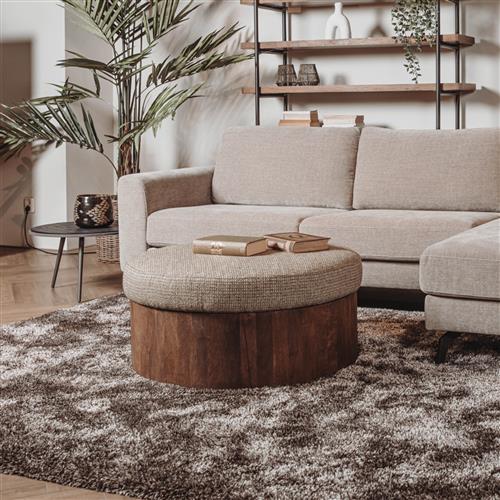 SHOWMODEL Tower Living opberg salontafel Ossana 80 cm mangohout