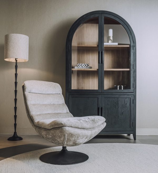 Tower Living fauteuil Marano draaibaar lichtgrijs