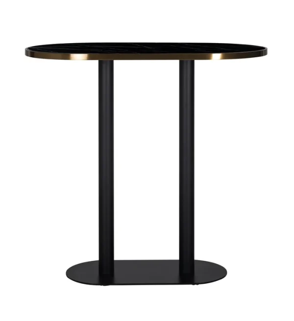 Richmond Interiors bartafel Zenza 120 cm ovaal marmer