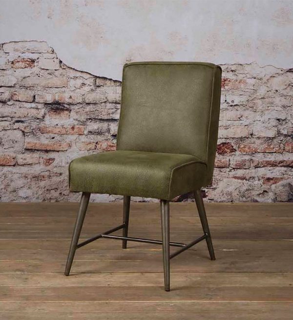 Tower Living eetkamerstoel Belmonte groen